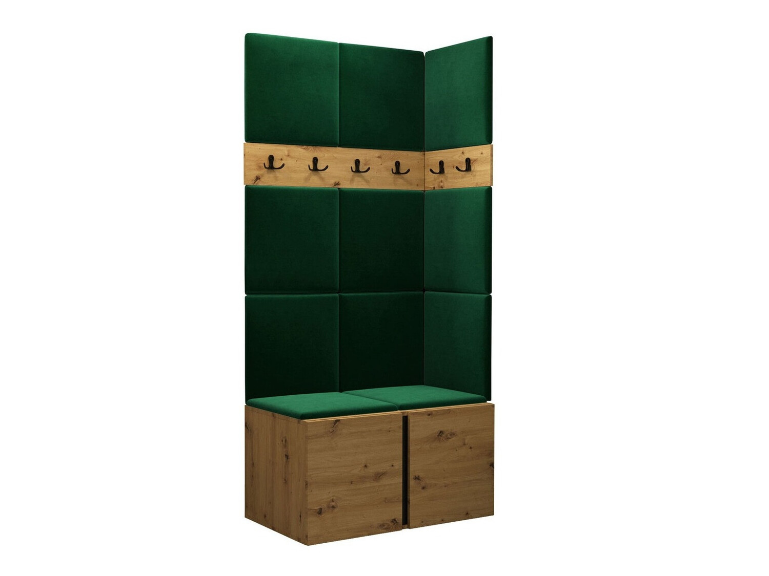 Set za hodnik Hartford 264 (Zanatski hrast)