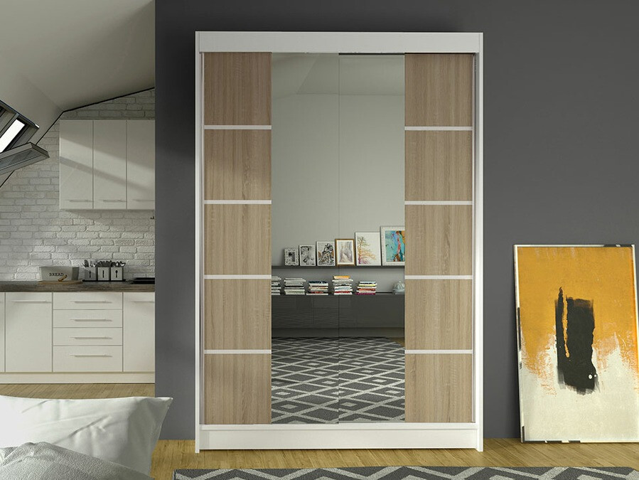 Ormar Closico 151 (Belo + Sonoma hrast)