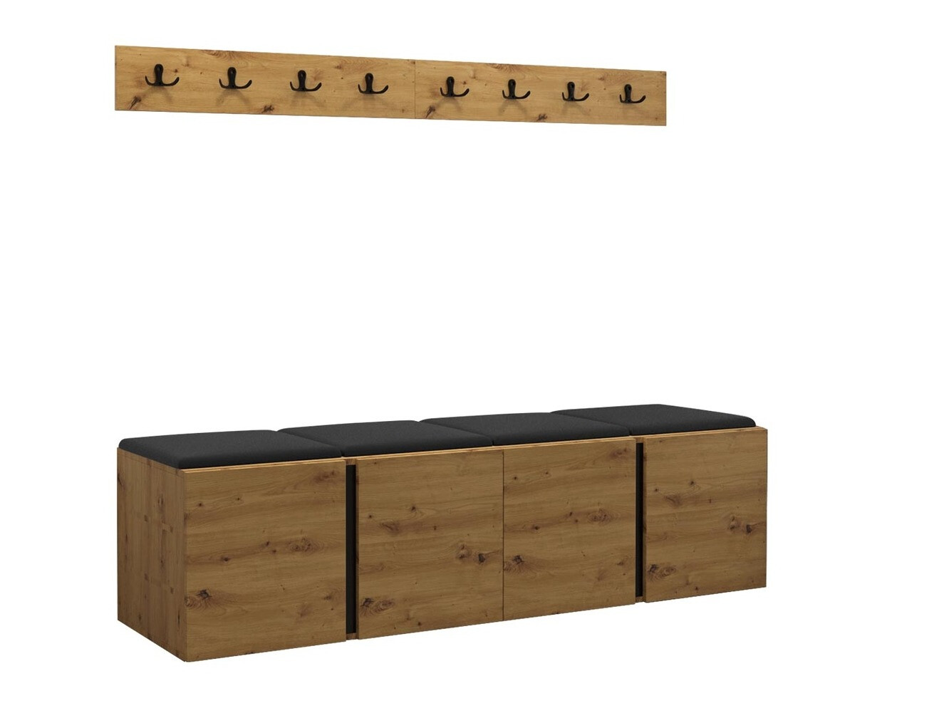 Set za hodnik Hartford 276 (Eko koža Soft 011)