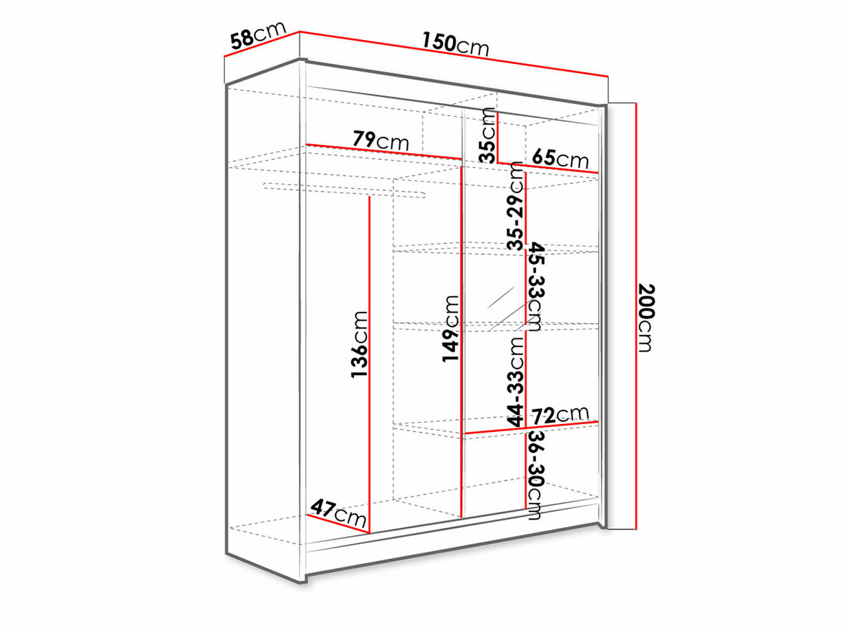 Ormar Closico 140 (Sonoma hrast)