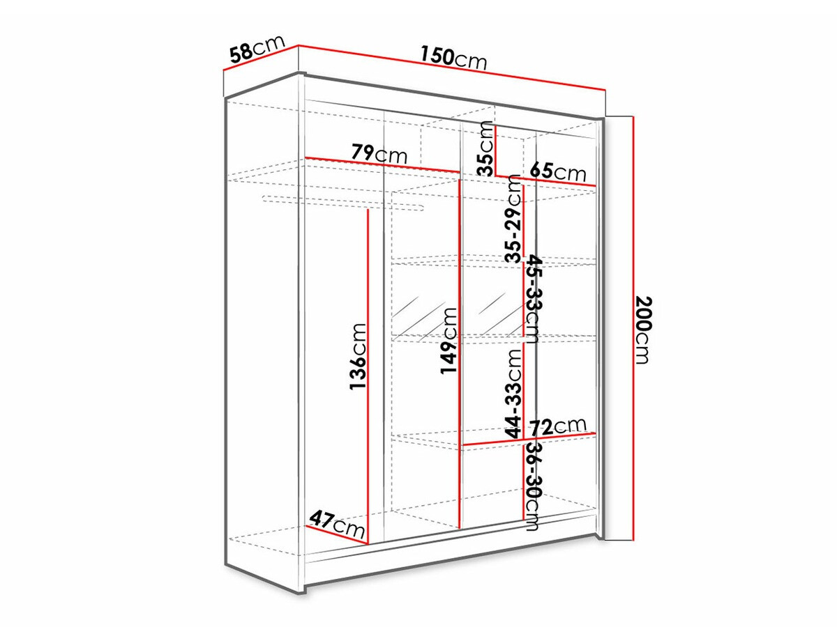 Ormar Closico 141 (Sonoma hrast)