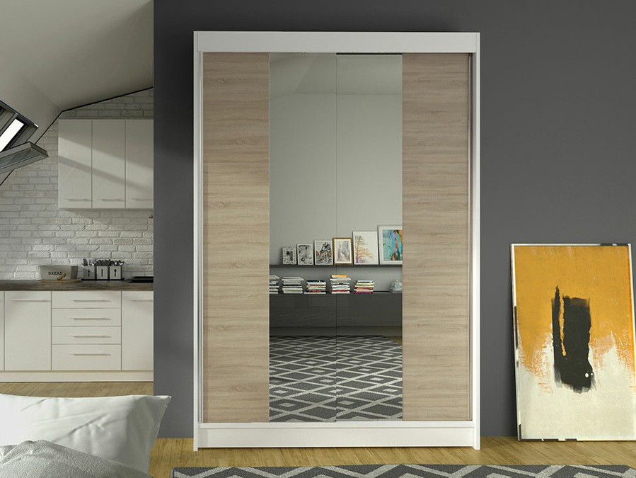 Ormar Closico 148 (Belo + Sonoma hrast)