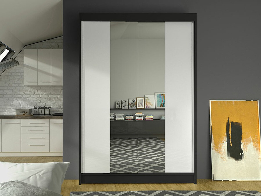 Ormar Closico Salvor II (Crno + Belo)