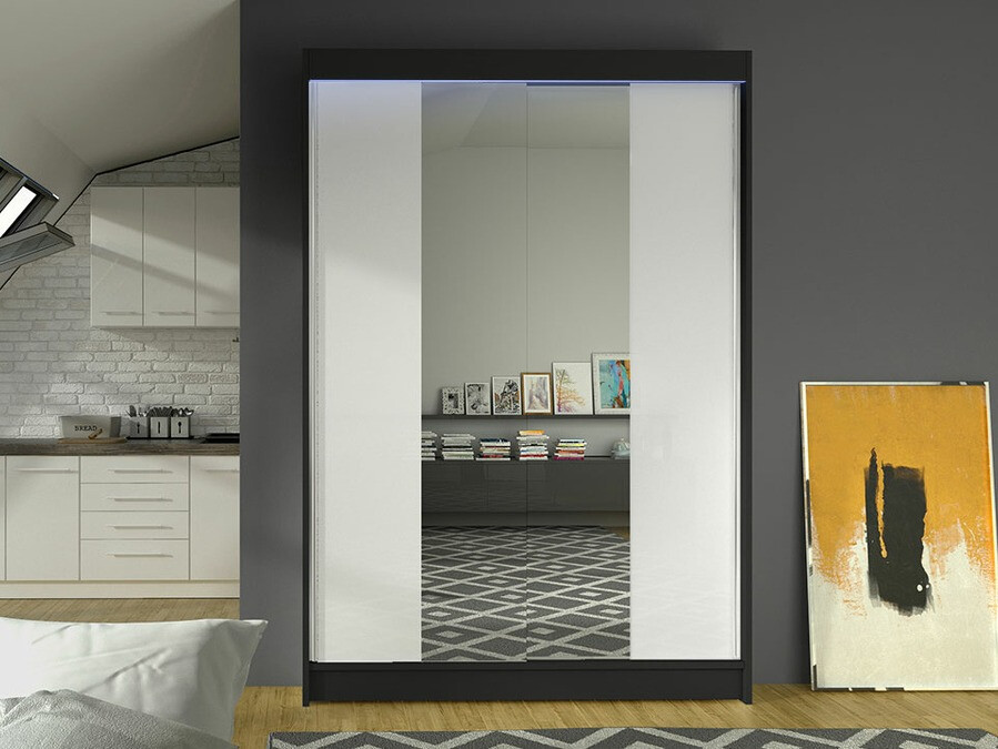 Ormar Closico Salvor II (Crno + Belo)
