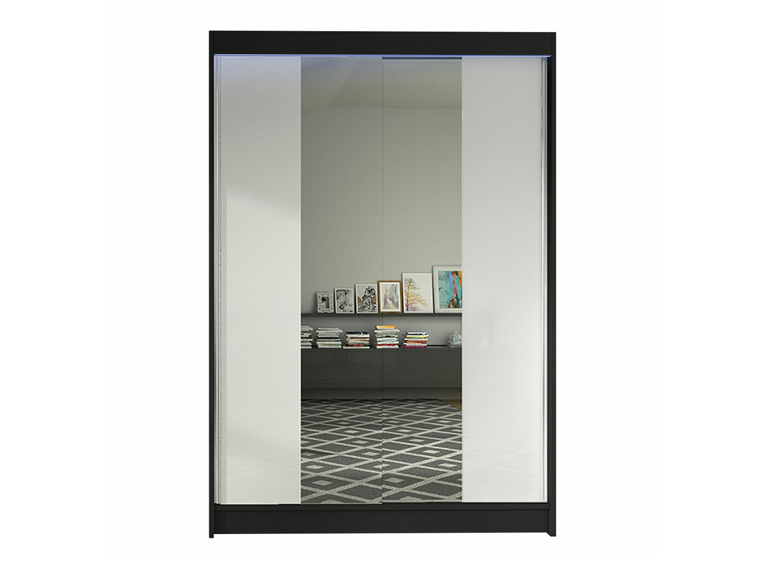 Ormar Closico Salvor II (Crno + Belo)