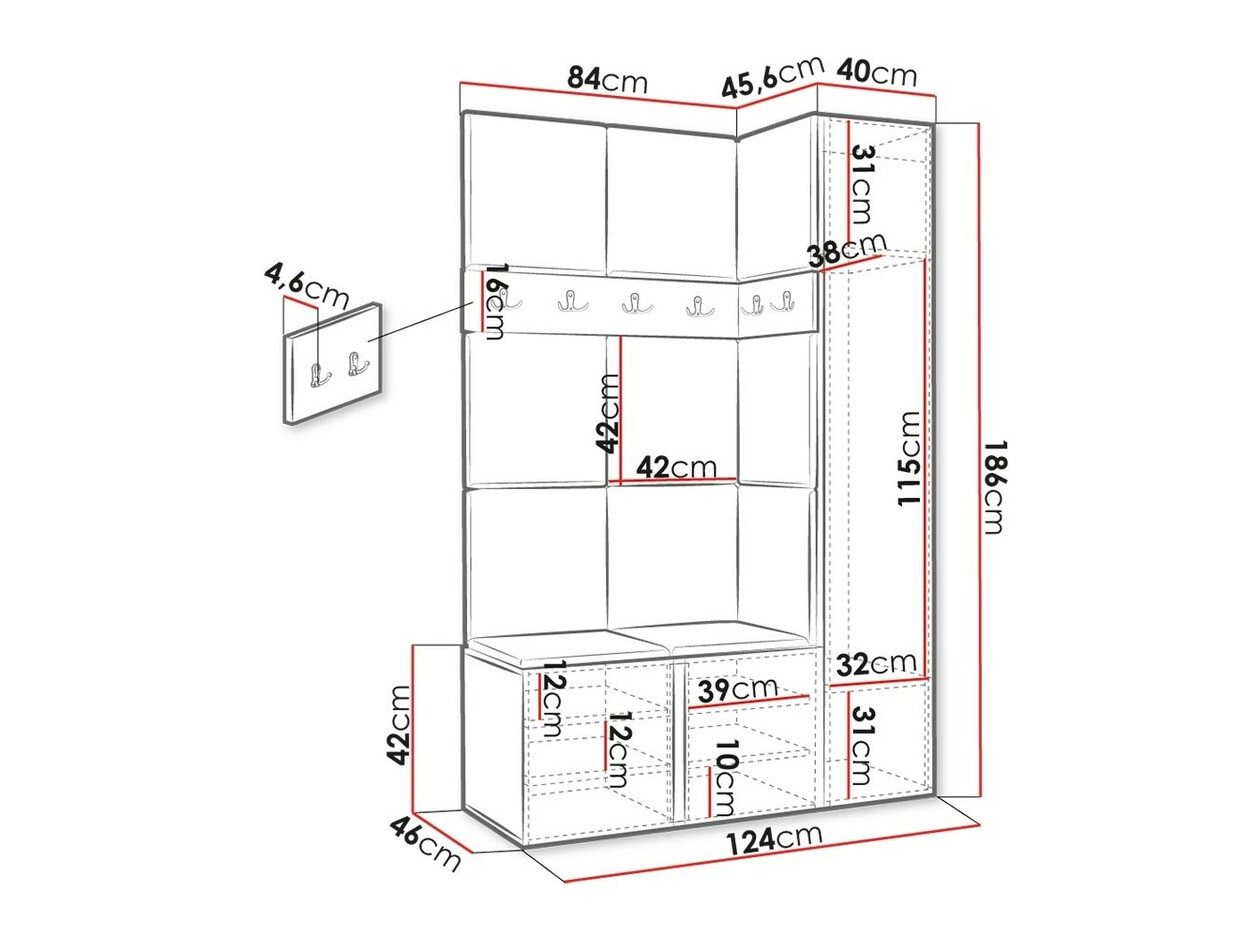 Set za hodnik Hartford 277 (Manila 02)