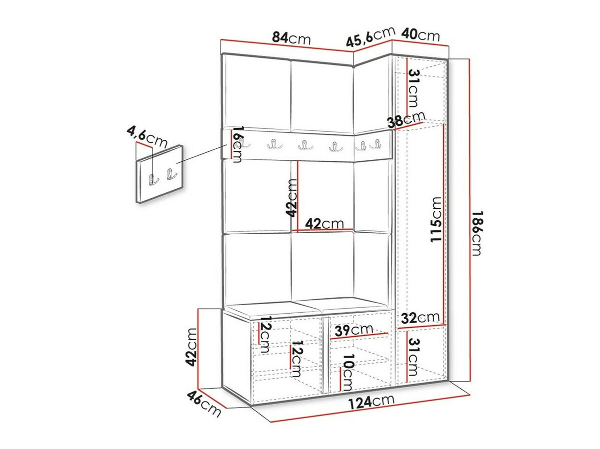 Set za hodnik Hartford 277 (Manila 11)