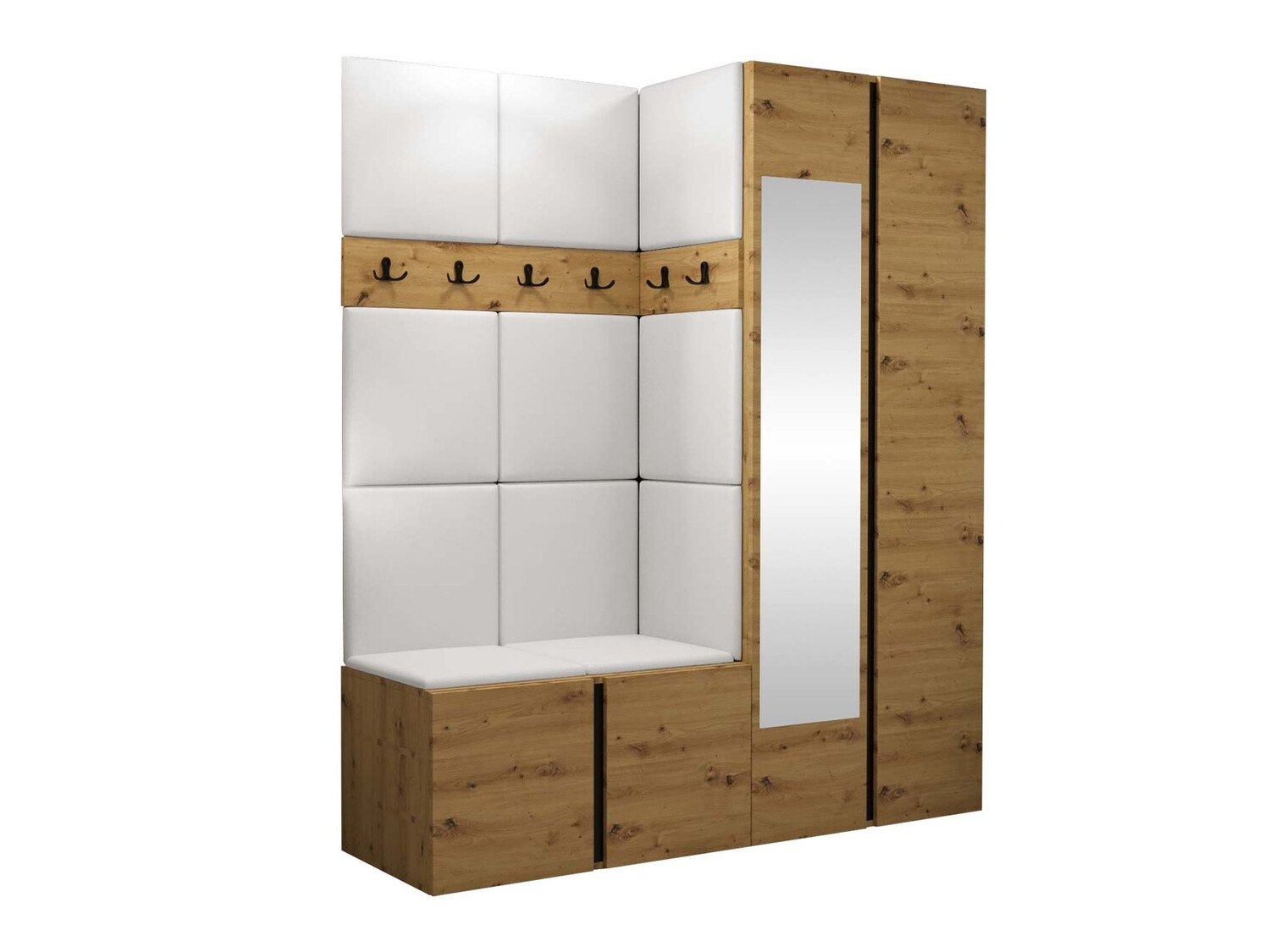 Set za hodnik Hartford 278 (Eko koža Soft 017)