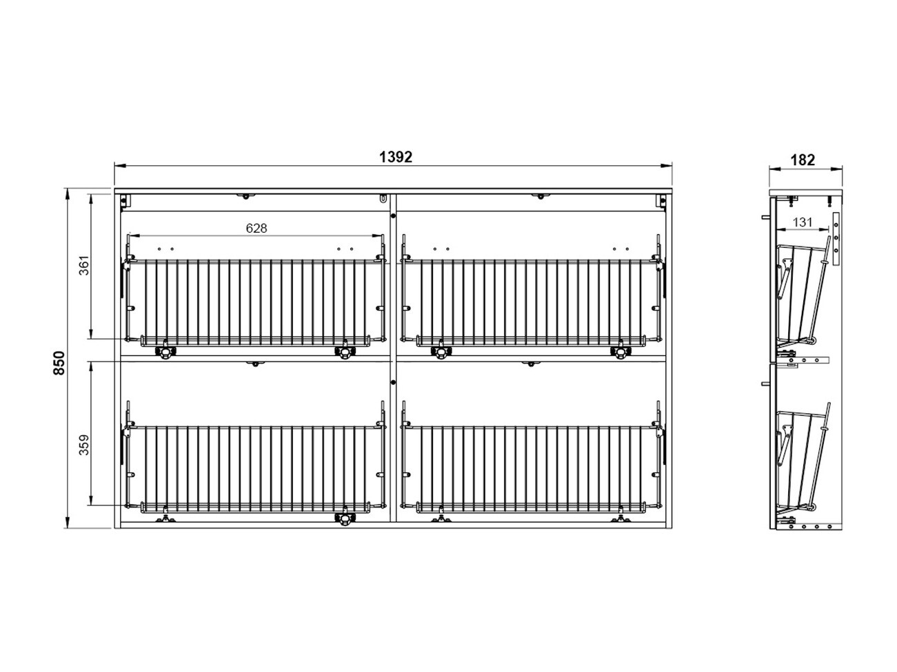 Cipelarnik Felelmo 101 (Svetloosiva)