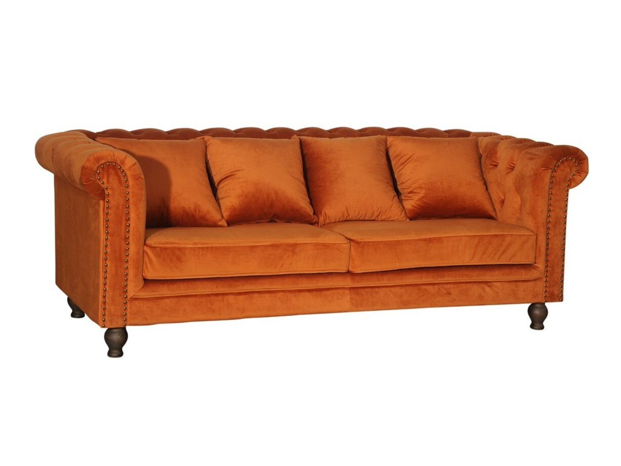 Česterfild sofa Dallas 255 (Narandžasta)