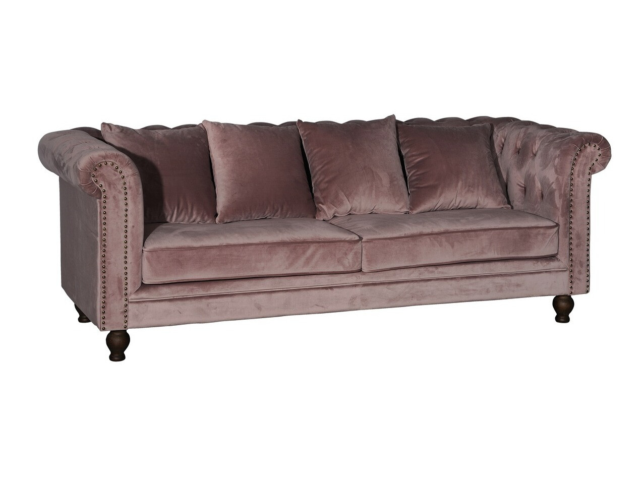 Česterfild sofa Dallas 255 (Prašnjavo ružičasta)
