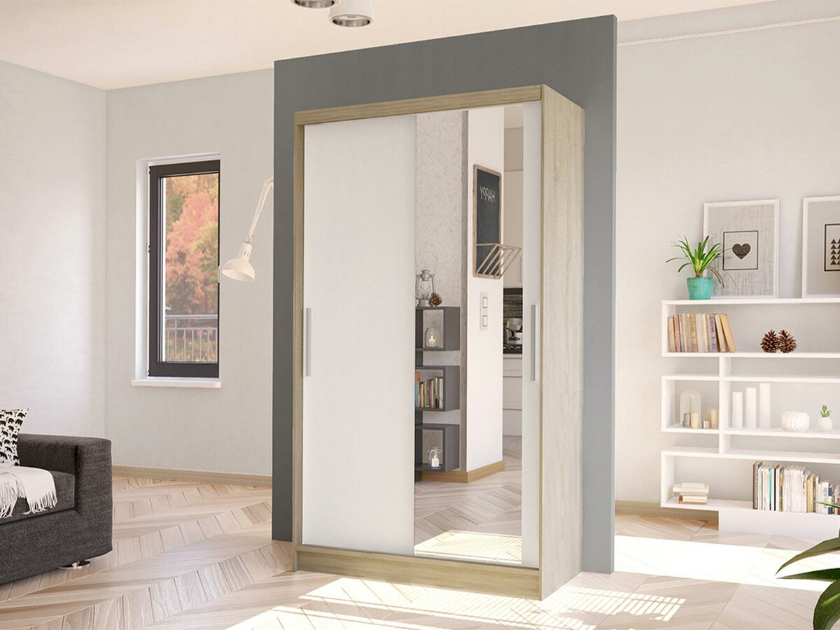 Ormar Closico 164 (Sonoma hrast + Belo)