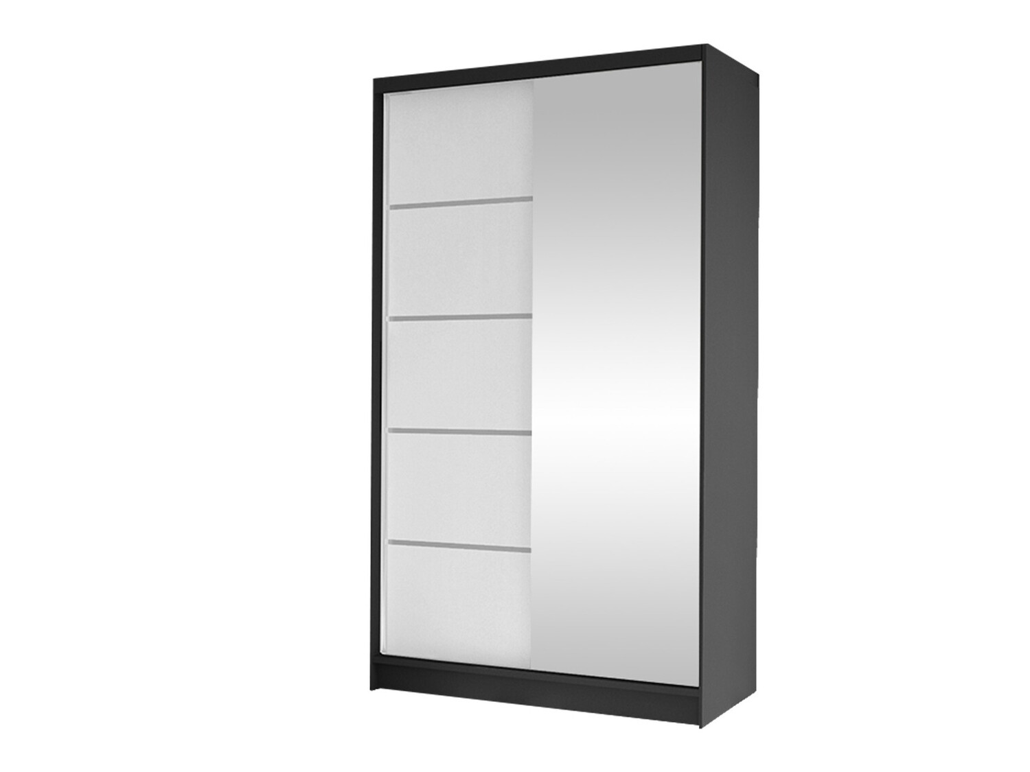 Ormar Closico Fractor III (Crno + Belo)
