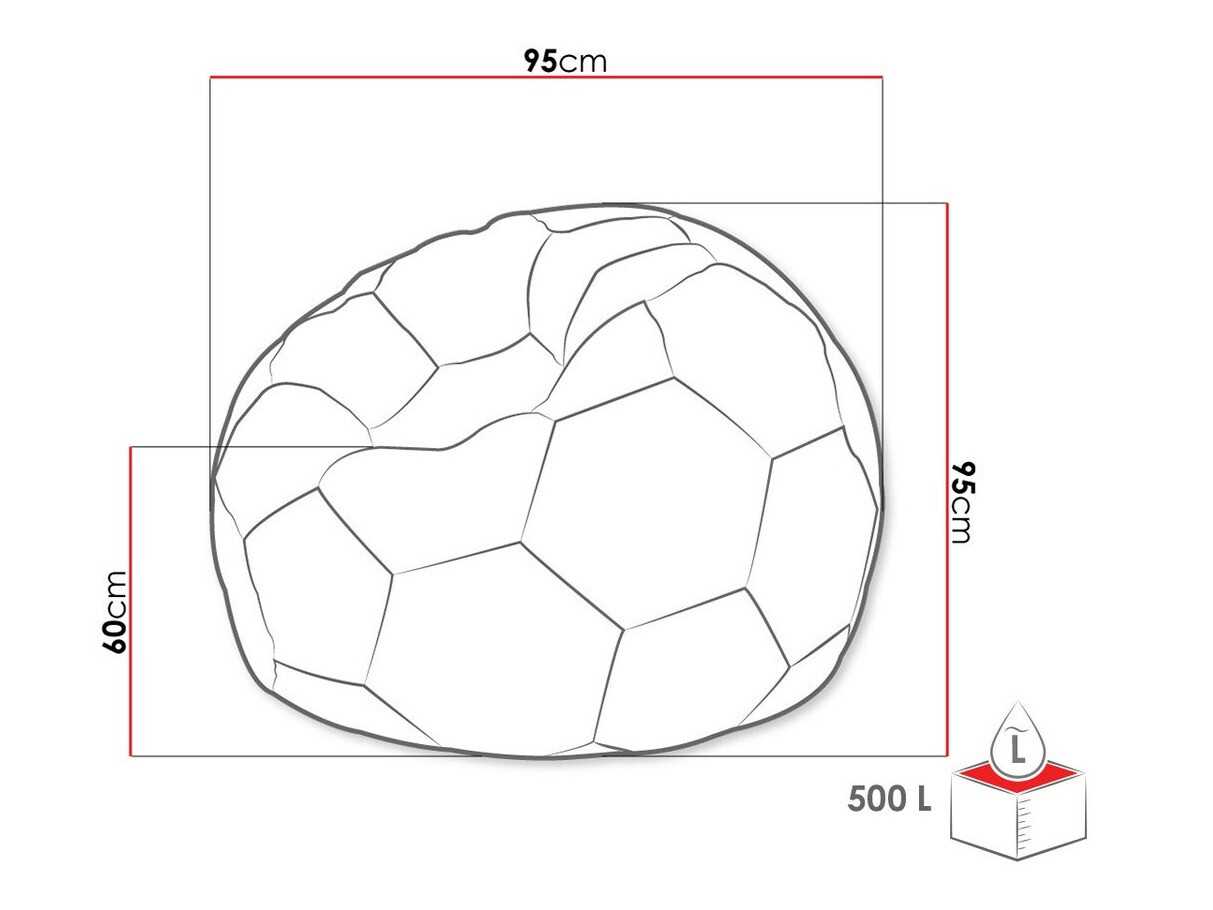 Vreća za sedenje Comfivo 287 (Plava + Belo)
