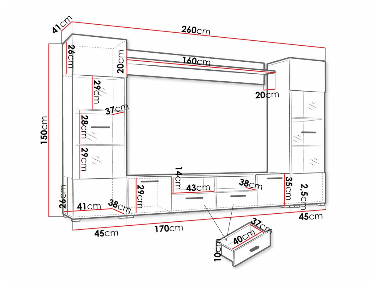 Set za dnevnu sobu Agnas