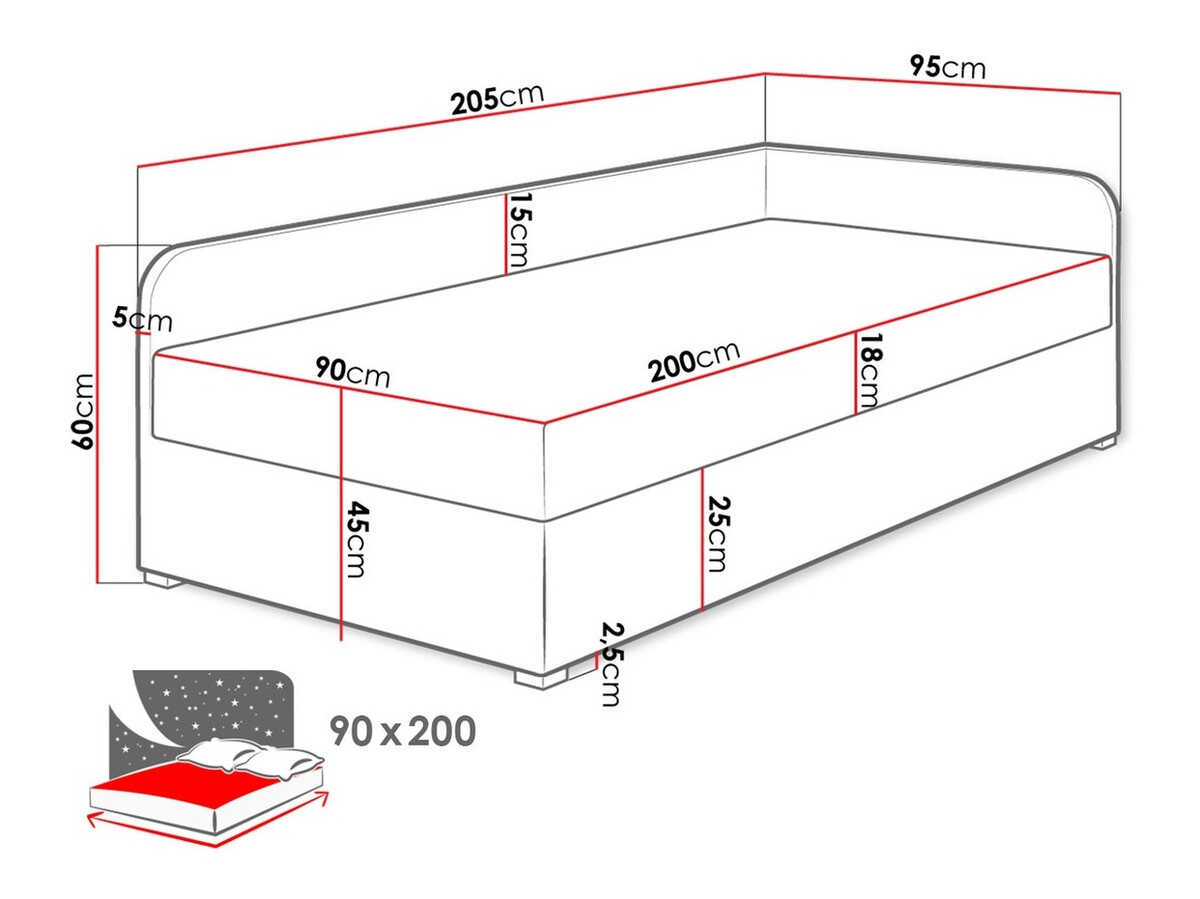Krevet Noma (Lux 06 + Lux 05)