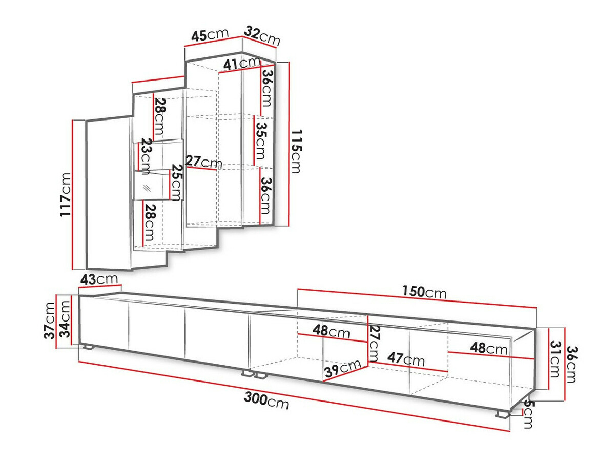 Set za dnevnu sobu Tivdalu 133 (Zlatni hrast)