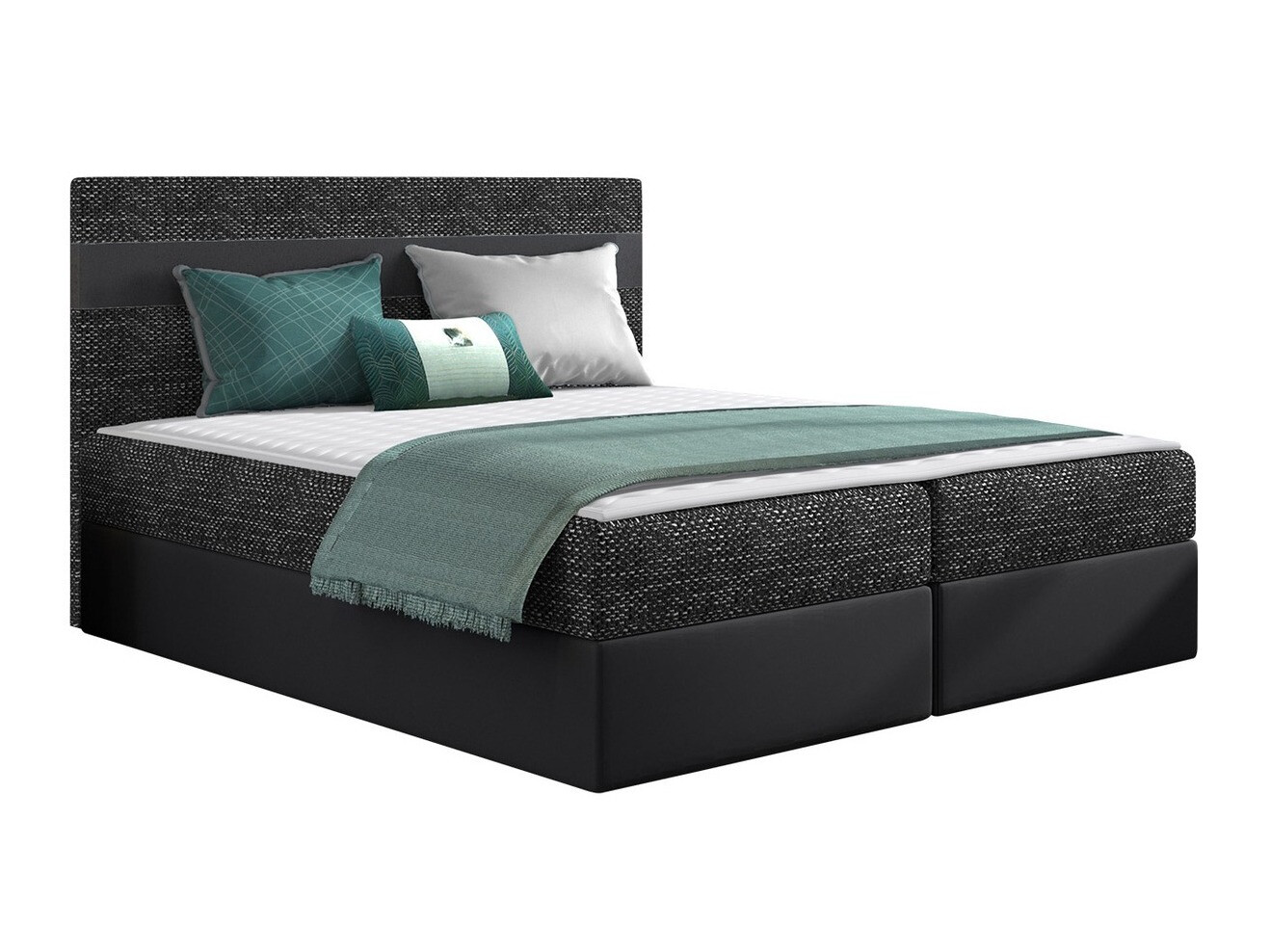 Boxspring krevet Memphis 101 (Lawa 06 + Soft 011)