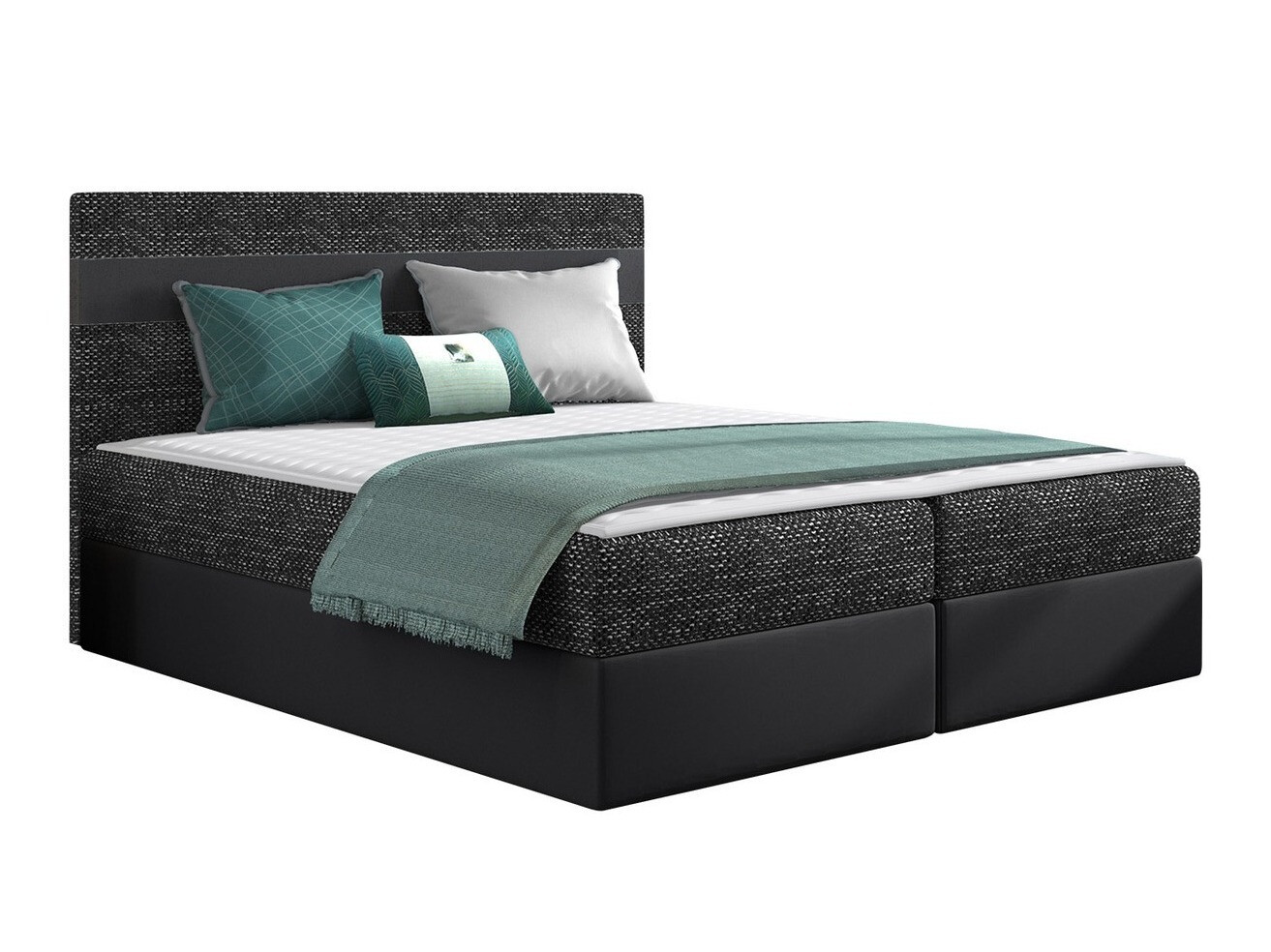 Boxspring krevet Memphis 101 (Lawa 06 + Soft 011)