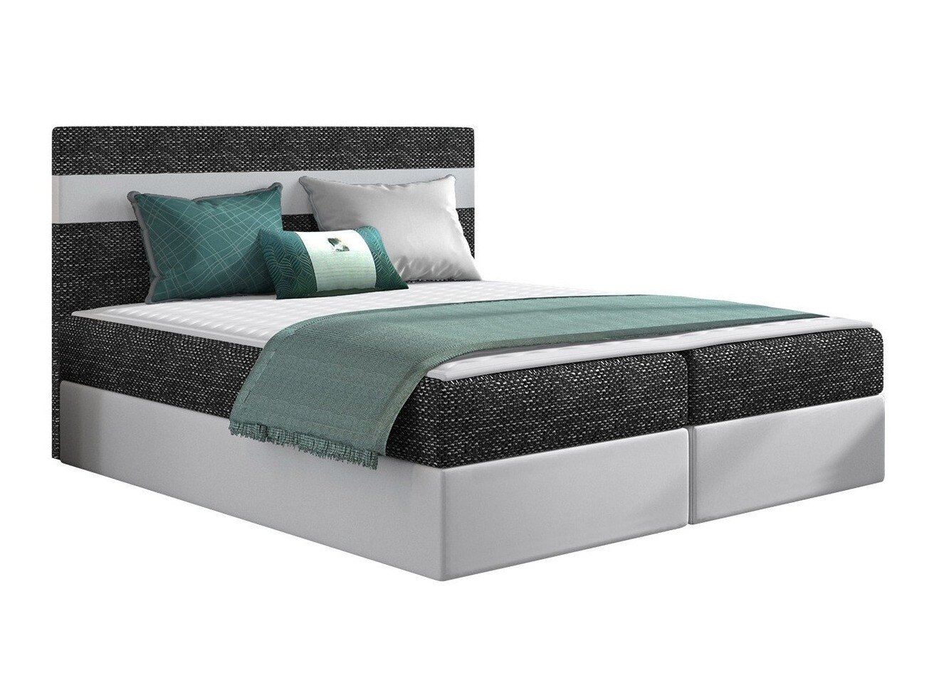 Boxspring krevet Memphis 101 (Lawa 06 + Soft 017)