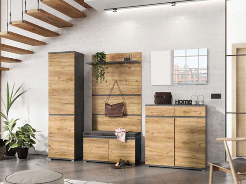 Komoda Elitivi 100 (Antricit (ugalj) + Navarra hrast)