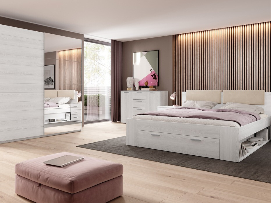 Komoda Levruvu 108 (Beljeni jasen)