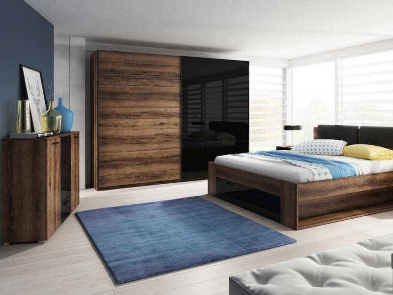 Ormar Levruvu 105 (Manastirski hrast + Crno)