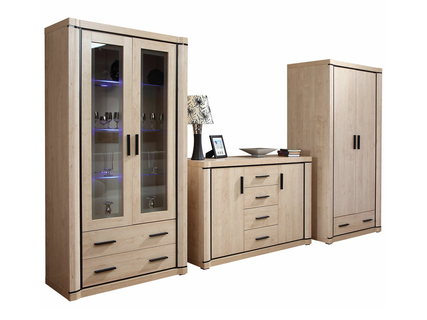 Set za dnevnu sobu Lorelie 125 (Sonoma hrast)