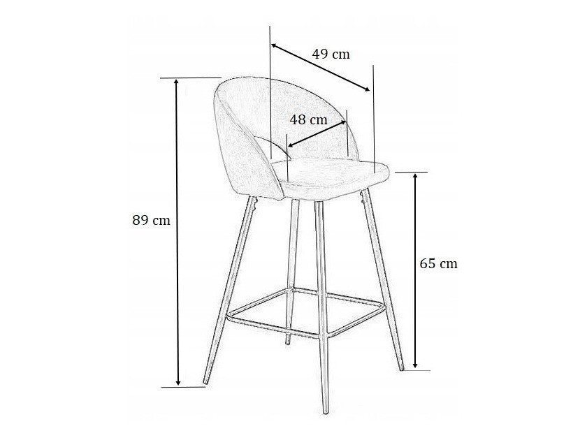Pult stolica Houston 881 (Sivo + Crno)