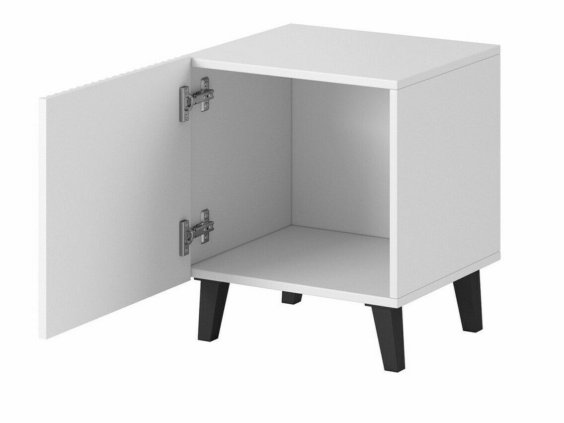 Noćni ormarić Levmari 107 (Crno + Zlatan) (2kom.)