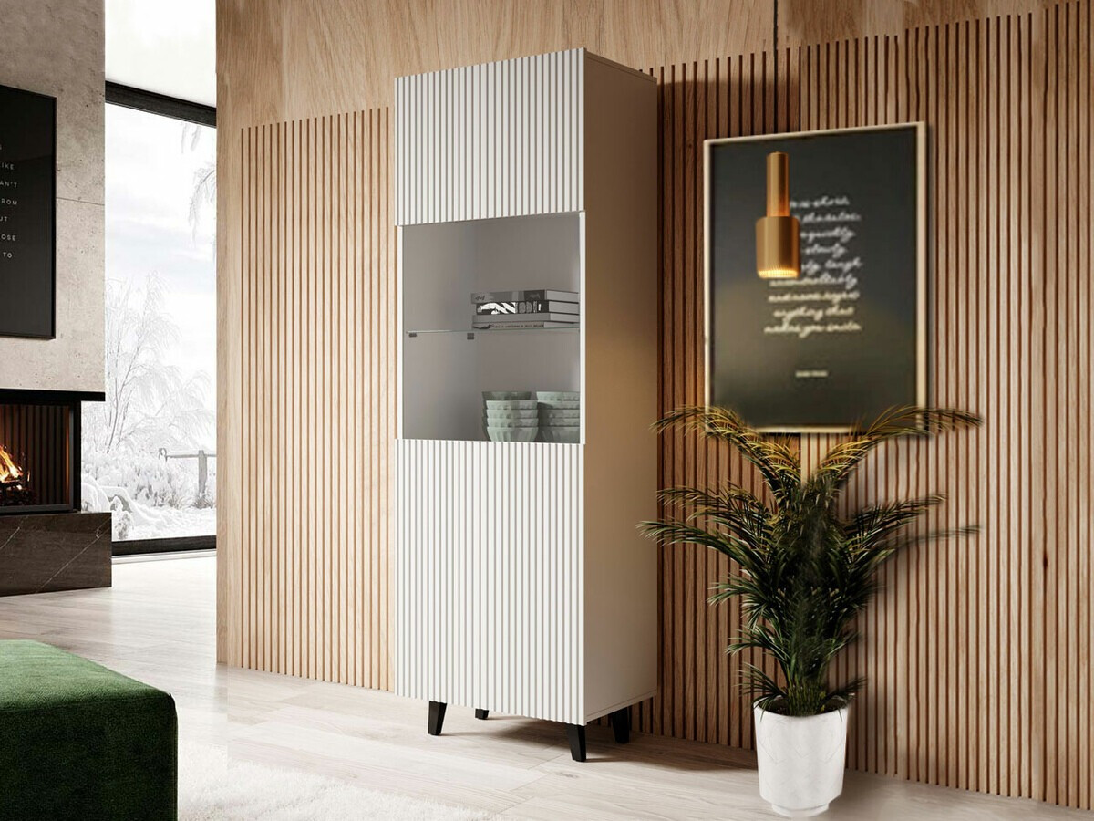 Polica Levmari 108 (Belo + Crno)