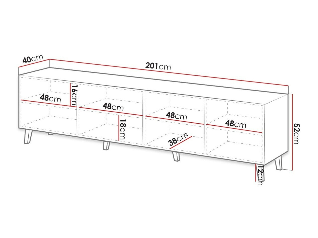 TV komoda Levmari 103 (Belo)