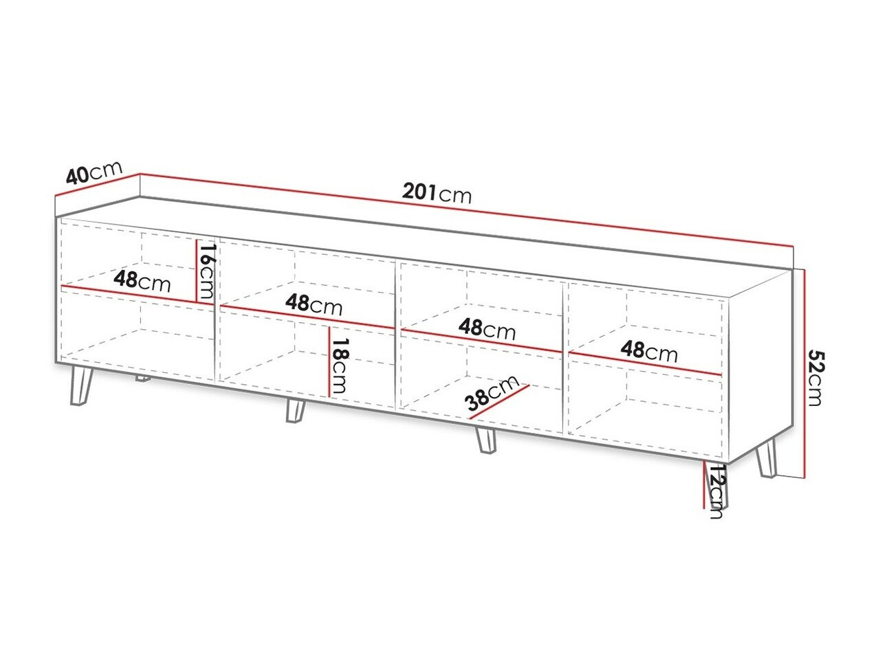 TV sto Levmari 103 (Crno)