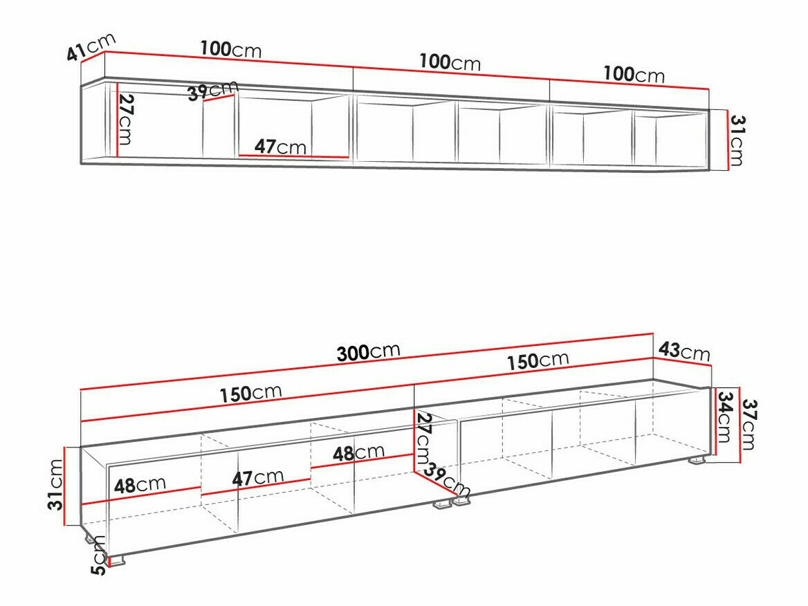 Set za dnevnu sobu Tivdalu 153 (Crno + Crna visoki sjaj + Zanatski hrast)