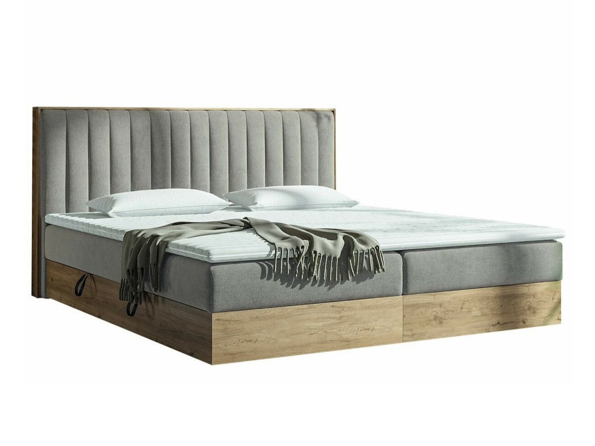 Boxspring krevet ComfiDream 166 (Zlatni hrast + Soro 90)