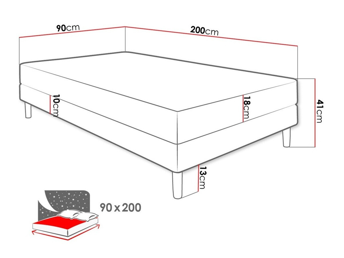 Krevet Memphis 126 (Rico 20)