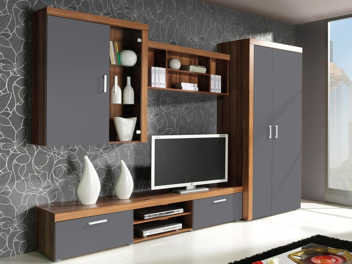 Set za dnevnu sobu Cormiru 107 (Šljiva + graphite)