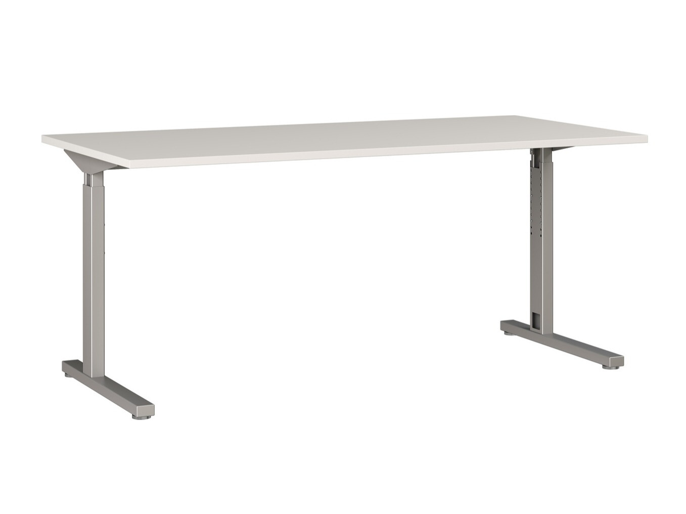 Kancelarijski sto Lartesi 107 (Svetloosiva + Graphite)
