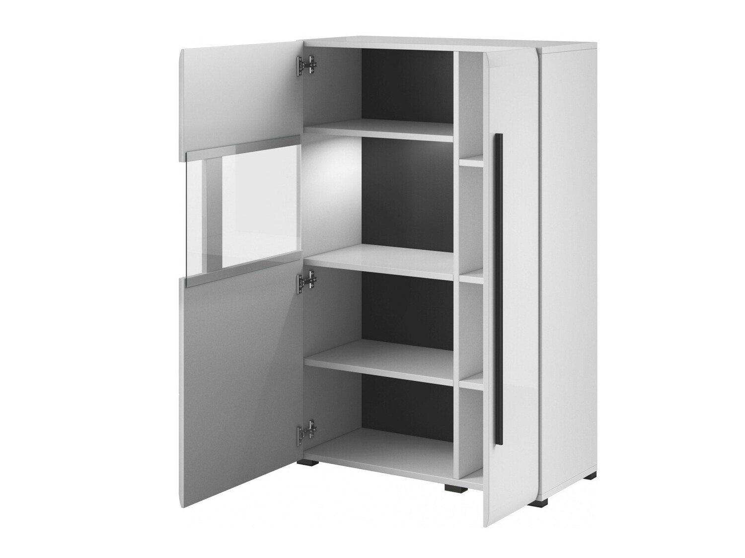 Ormarić Ophsalu 105 (Belo + Sjajno belo)