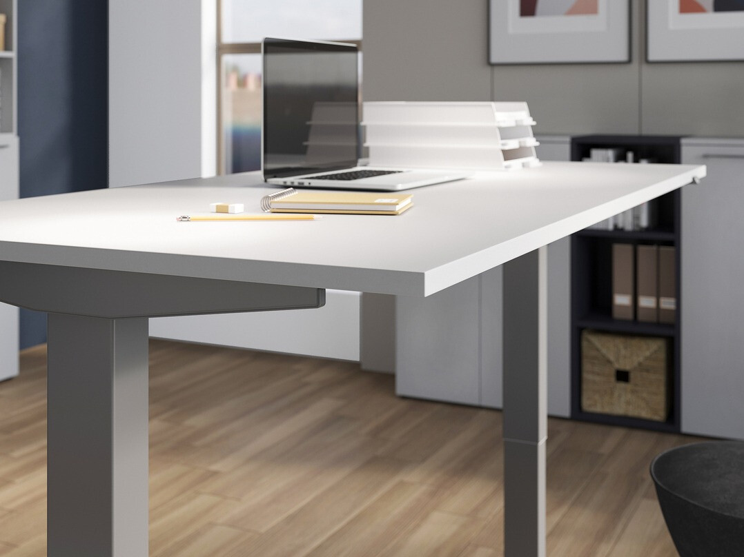 Sto sa podesivom visinom Eliromo 109 (Svetloosiva + Sivo)