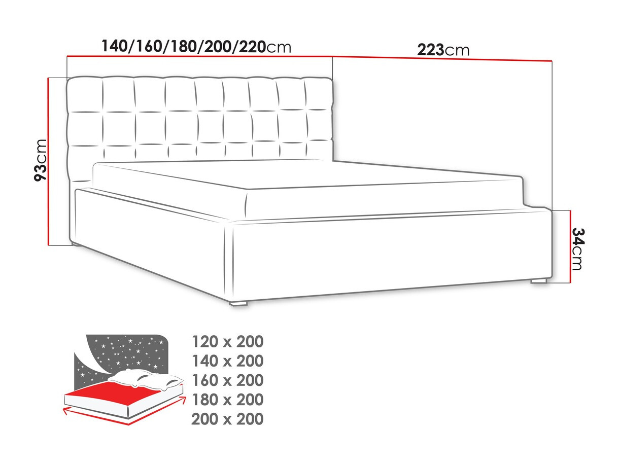 Krevet Pomona 107 (Malmo 13 365)