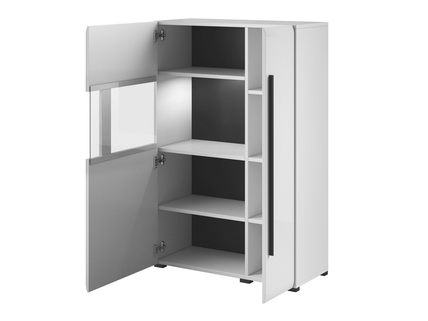 Set za dnevnu sobu Ophsalu 111 (Belo + Sjajno belo)