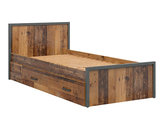 Kutija za posteljinu Belsera 105 (Braon + Matera siva)