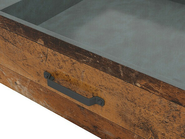 Kutija za posteljinu Belsera 105 (Braon + Matera siva)