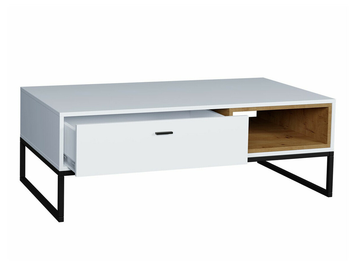 Set za dnevnu sobu Baltesi 108 (Zanatski hrast + Crno)