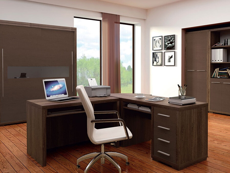 Kancelarijski sto Fiomeri 120 (Tamni hrast Santana)