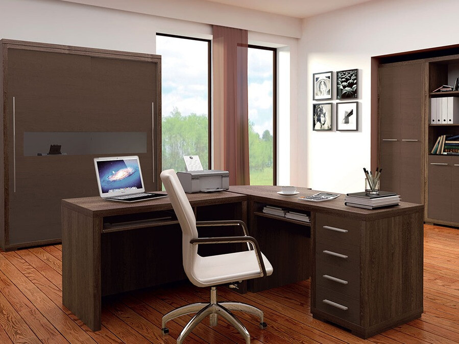 Kancelarijski sto Fiomeri 122 (Tamni hrast Santana)