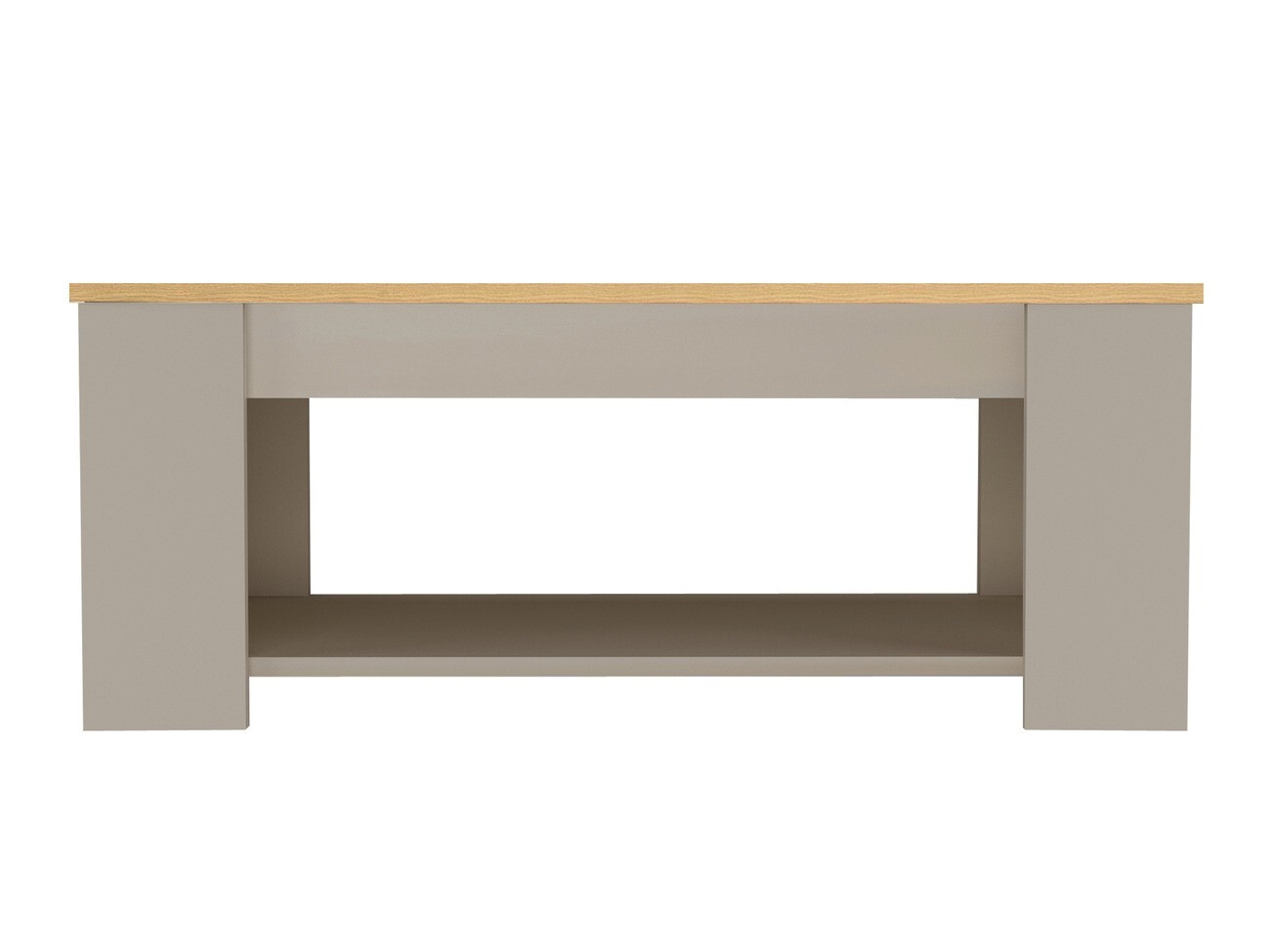 Modularni stočić za kafu Denton 1429 (Krem + Hrast)