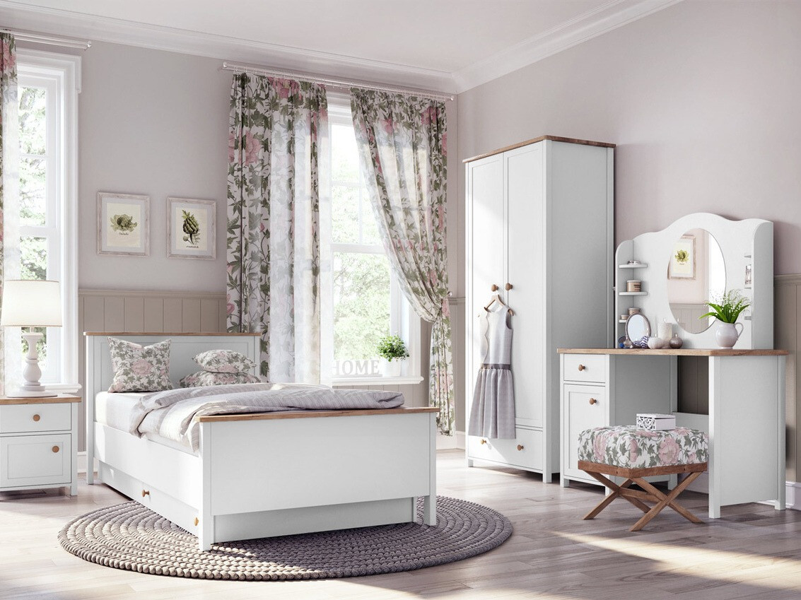 Kancelarijski sto Romelbo 139 (Belo + Hrast)