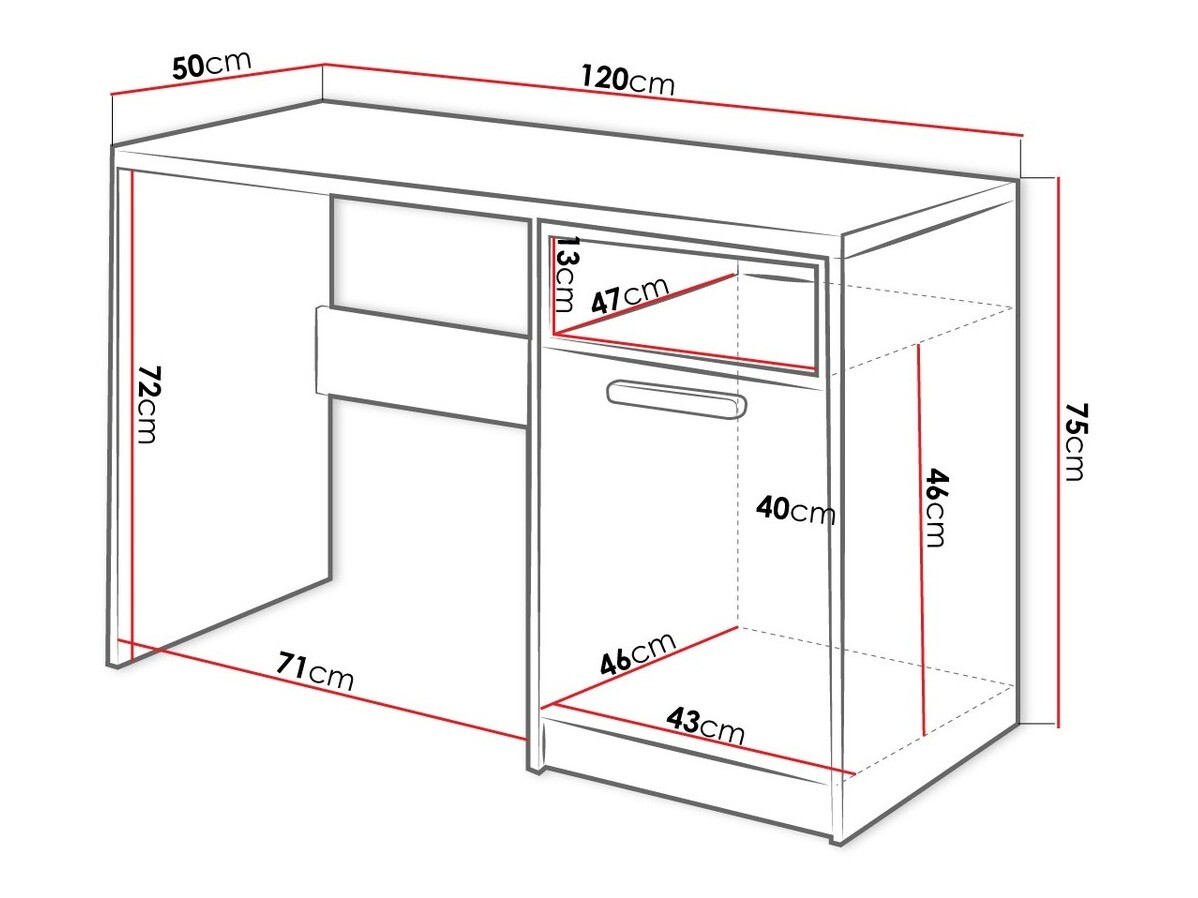 Kancelarijski sto Veravie 128